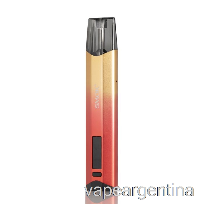 Vape Smok Nfix 25w Pod System Rojo Dorado Descartable